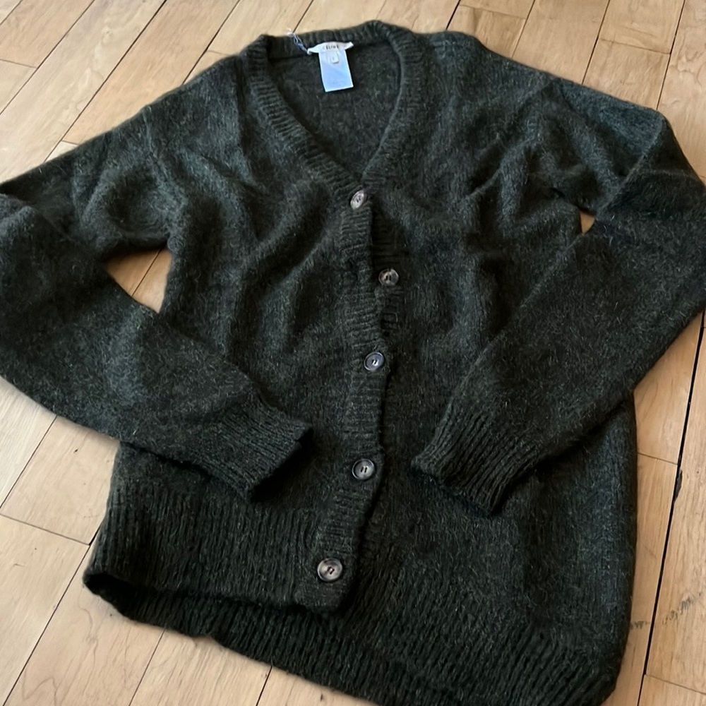 Celine Cashmere Blend Cardigan Sz S
